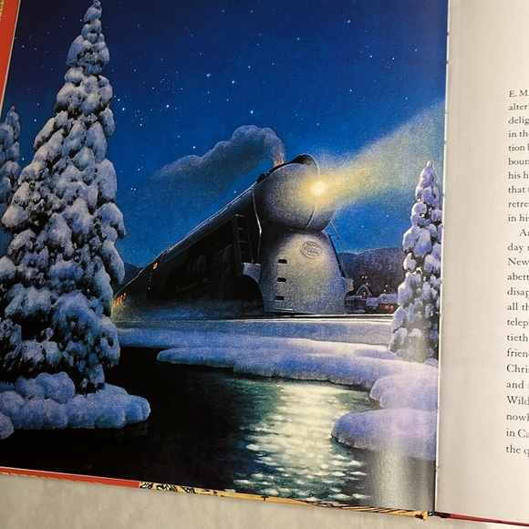 All Aboard for Christmas Vintage Train theme book.  Hardcover. Reprint 2004 - Picture 6 of 10